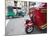 Tuk-Tuks in Old Town of Galle Fort, Galle, Sri Lanka-Ian Trower-Mounted Photographic Print
