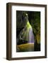 Tukad Cepung Waterfall in the central mountains of Bali, Indonesia.-Greg Johnston-Framed Photographic Print