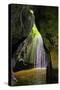 Tukad Cepung Waterfall in the central mountains of Bali, Indonesia.-Greg Johnston-Stretched Canvas