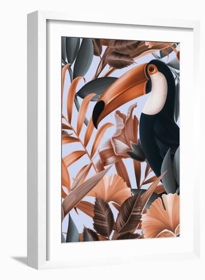 Tukan-The Tropic Vibe-Framed Art Print