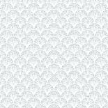 Art Deco Vector Geometric Pattern in Silver White.-tukkki-Art Print