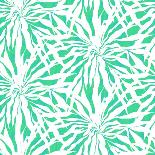 Seamless Pattern with Tropical Palm Leaves-tukkki-Art Print