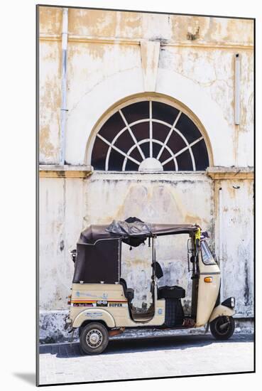 Tuktuk in the Old Town of Galle, UNESCO World Heritage Site on the South Coast of Sri Lanka, Asia-Matthew Williams-Ellis-Mounted Photographic Print