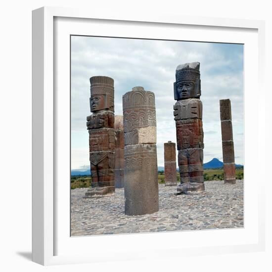 Tula: Toltec Monuments-null-Framed Giclee Print