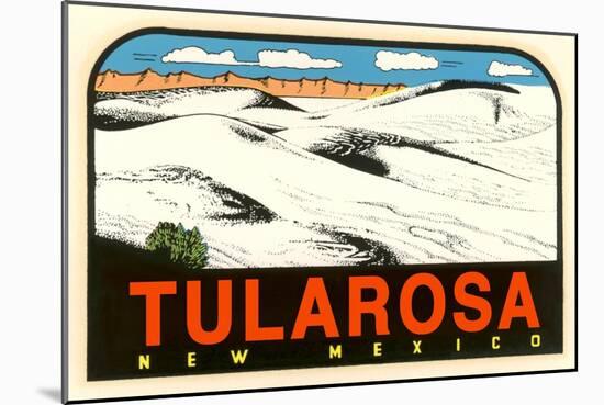 Tularosa Decal-null-Mounted Premium Giclee Print