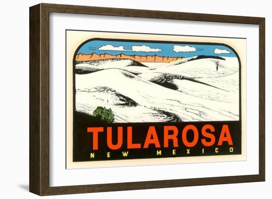 Tularosa Decal-null-Framed Art Print