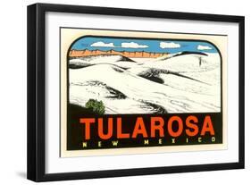 Tularosa Decal-null-Framed Art Print