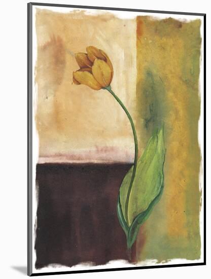 Tulip Abstract, no. 2-null-Mounted Art Print