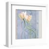 Tulip and Blue Tapestry I-Richard Sutton-Framed Art Print