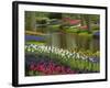 Tulip and Hyacinth Garden, Keukenhof Gardens, Lisse, Netherlands, Holland-Adam Jones-Framed Photographic Print