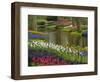 Tulip and Hyacinth Garden, Keukenhof Gardens, Lisse, Netherlands, Holland-Adam Jones-Framed Photographic Print