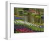 Tulip and Hyacinth Garden, Keukenhof Gardens, Lisse, Netherlands, Holland-Adam Jones-Framed Photographic Print