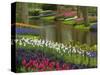 Tulip and Hyacinth Garden, Keukenhof Gardens, Lisse, Netherlands, Holland-Adam Jones-Stretched Canvas