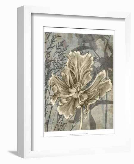 Tulip and Wildflowers II-Jennifer Goldberger-Framed Art Print