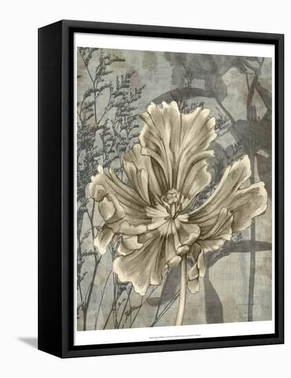 Tulip and Wildflowers II-Jennifer Goldberger-Framed Stretched Canvas