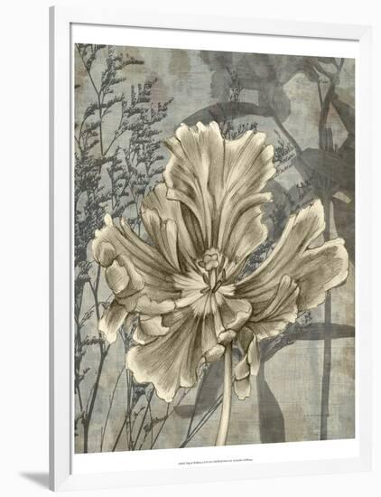 Tulip and Wildflowers II-Jennifer Goldberger-Framed Art Print