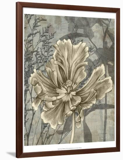 Tulip and Wildflowers II-Jennifer Goldberger-Framed Art Print