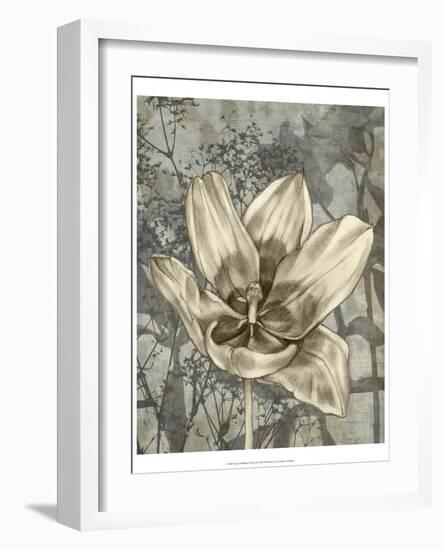 Tulip and Wildflowers VIII-Jennifer Goldberger-Framed Art Print