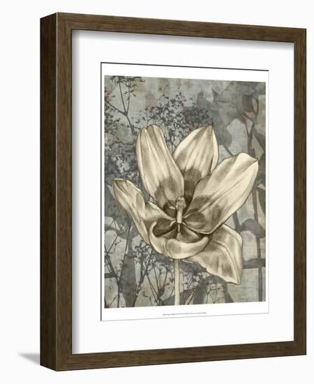 Tulip and Wildflowers VIII-Jennifer Goldberger-Framed Art Print