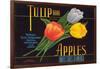 Tulip Apple Label-null-Framed Art Print