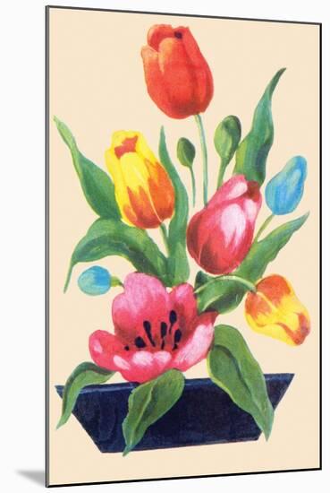 Tulip Arrangement-null-Mounted Art Print