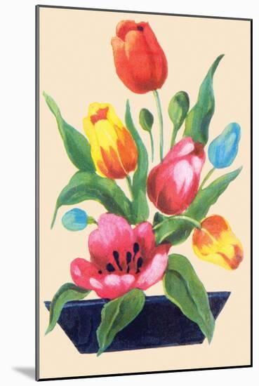 Tulip Arrangement-null-Mounted Art Print