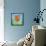 Tulip Blue White Spot Background, 2013-Jennifer Abbott-Framed Stretched Canvas displayed on a wall