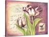 Tulip Collage I-Gwendolyn Babbitt-Stretched Canvas