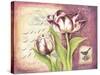 Tulip Collage I-Gwendolyn Babbitt-Stretched Canvas