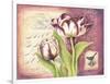 Tulip Collage I-Gwendolyn Babbitt-Framed Art Print