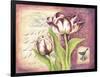 Tulip Collage I-Gwendolyn Babbitt-Framed Art Print