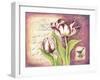 Tulip Collage I-Gwendolyn Babbitt-Framed Art Print