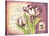 Tulip Collage I-Gwendolyn Babbitt-Stretched Canvas