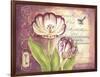 Tulip Collage II-Gwendolyn Babbitt-Framed Art Print