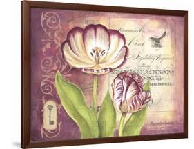 Tulip Collage II-Gwendolyn Babbitt-Framed Art Print