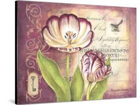 Tulip Collage II-Gwendolyn Babbitt-Stretched Canvas