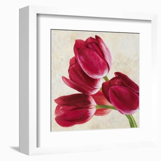 Tulip Concerto II-Luca Villa-Framed Art Print