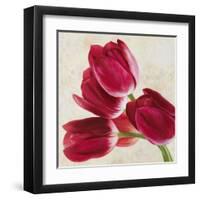 Tulip Concerto II-Luca Villa-Framed Art Print