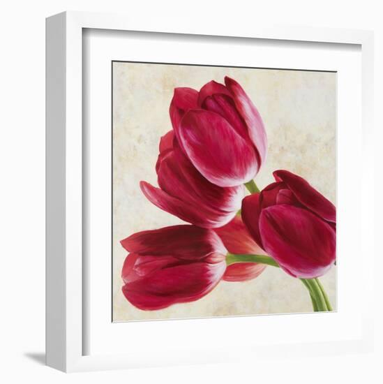 Tulip Concerto II-Luca Villa-Framed Art Print