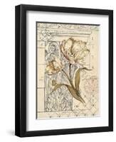 Tulip Etching-Chad Barrett-Framed Art Print