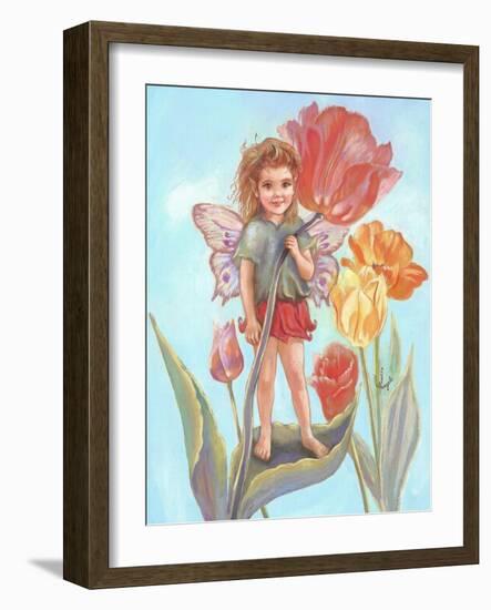 Tulip Fairy-Judy Mastrangelo-Framed Giclee Print