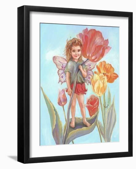 Tulip Fairy-Judy Mastrangelo-Framed Giclee Print