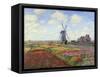 Tulip Fields in Holland by Claude Monet-null-Framed Stretched Canvas