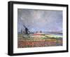 Tulip Fields Near Leiden, 1886-Claude Monet-Framed Premium Giclee Print