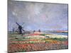 Tulip Fields Near Leiden, 1886-Claude Monet-Mounted Premium Giclee Print