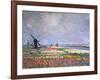 Tulip Fields Near Leiden, 1886-Claude Monet-Framed Giclee Print