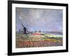 Tulip Fields Near Leiden, 1886-Claude Monet-Framed Giclee Print