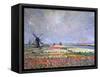 Tulip Fields Near Leiden, 1886-Claude Monet-Framed Stretched Canvas