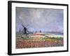 Tulip Fields Near Leiden, 1886-Claude Monet-Framed Giclee Print