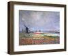 Tulip Fields Near Leiden, 1886-Claude Monet-Framed Giclee Print